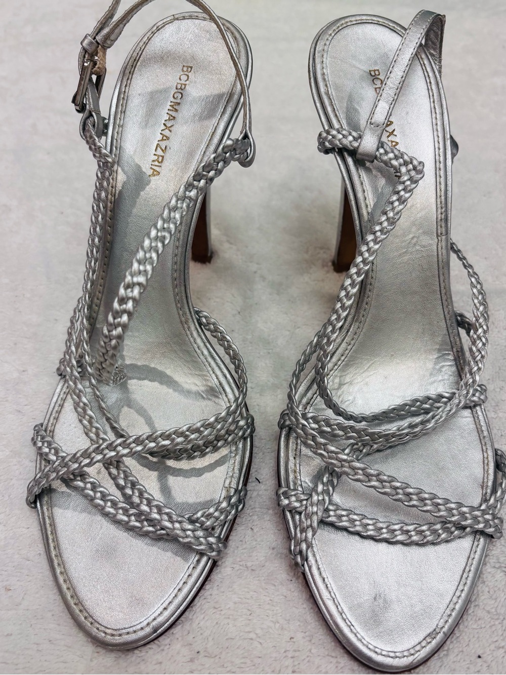 Stylish Heels By BCBGMAXAZRIA Size 8B - Heel Height 4 Inches - Box 18